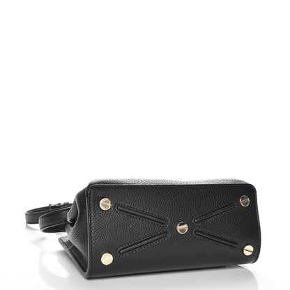 Valentino Garavani Alce Printed Calfskin Small Joylock Satchel Black 5 of 7