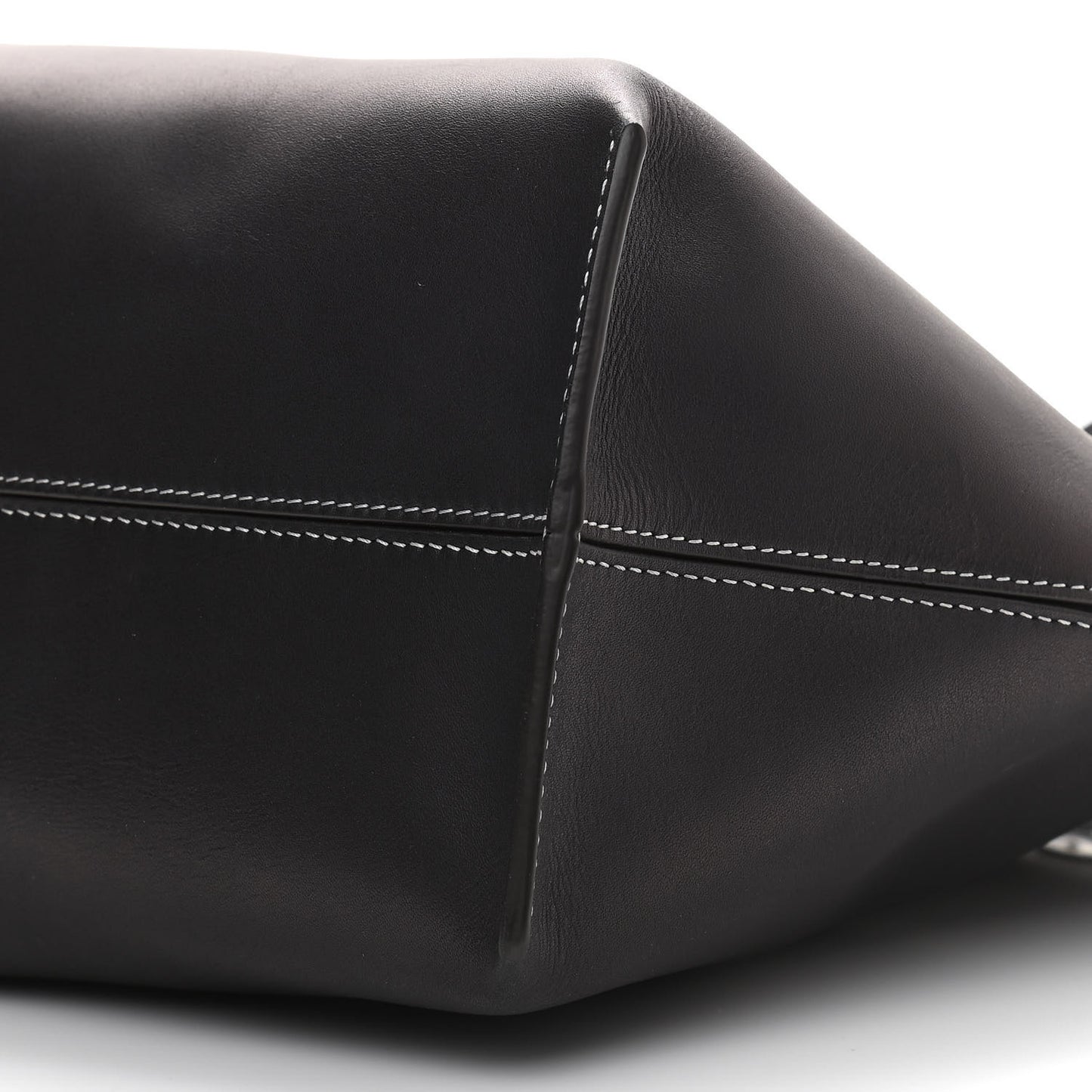 Natural Calfskin Studded Medium Sailor Bag Navy Blue