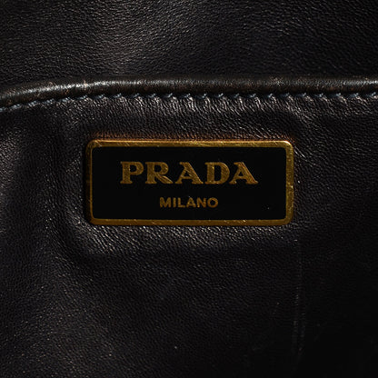 Prada Vitello Vintage Bowling Bag Black 6 of 9