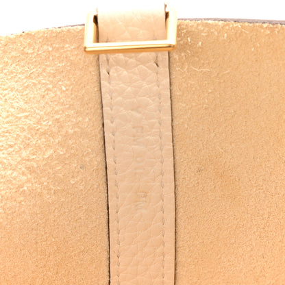 Hermes Taurillon Clemence Picotin Lock 22 MM Nata 7 of 10