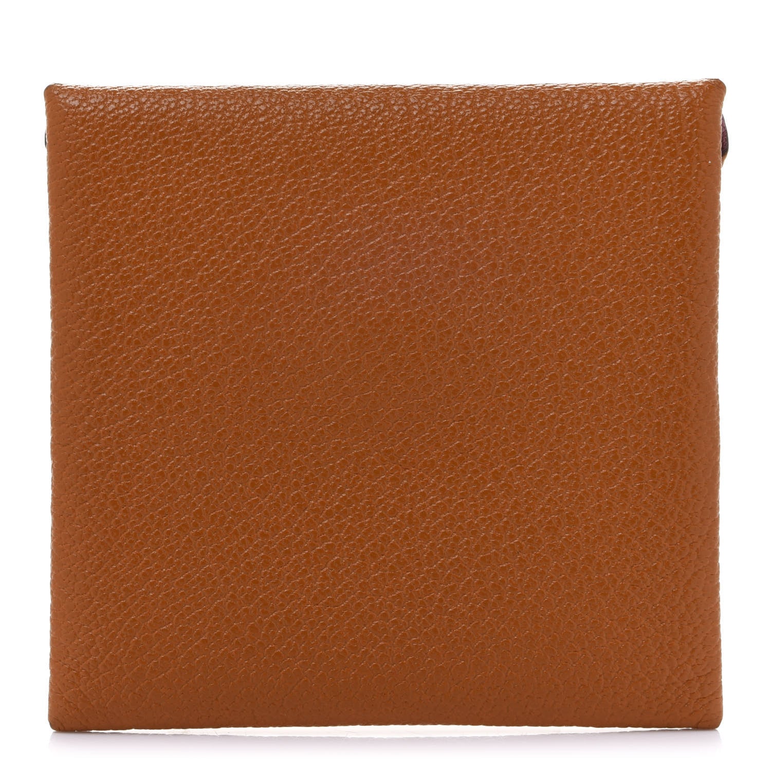 Hermes Chevre Mysore Bastia Verso Coin Purse Caramel Mauve Sylvestre 1 of 8