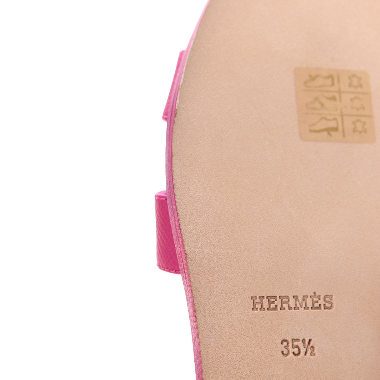 Epsom Oran Sandals 35.5 Rose Pourpre