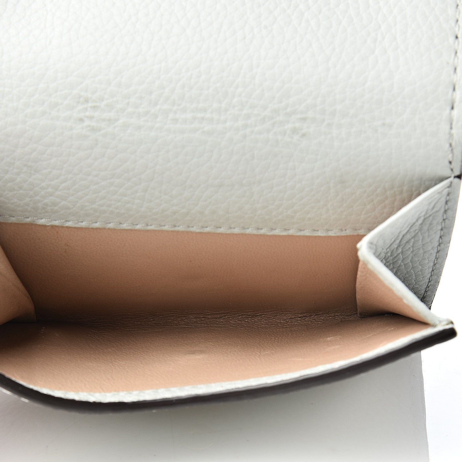 Chloe Grained Calfskin Marcie Square Wallet Atoll Blue 4 of 9