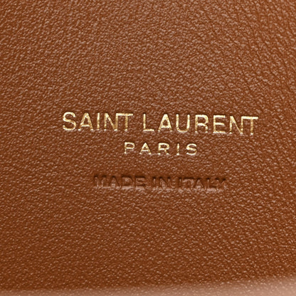 Saint Laurent Smooth Calfskin Suede Medium Reversible Monogram Kate Satchel Brick 6 of 11