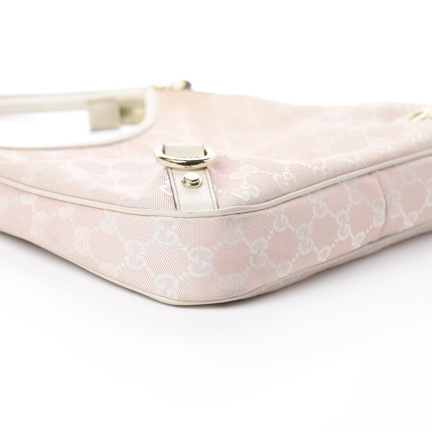 Monogram Medium Abbey D Ring Hobo Pink
