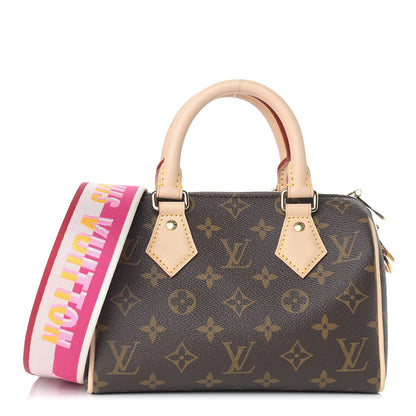 Louis Vuitton Monogram Speedy Bandouliere 20 Fuchsia 1 of 11