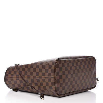 Louis Vuitton Damier Ebene Neo Neverfull MM Rose Ballerine 4 of 12