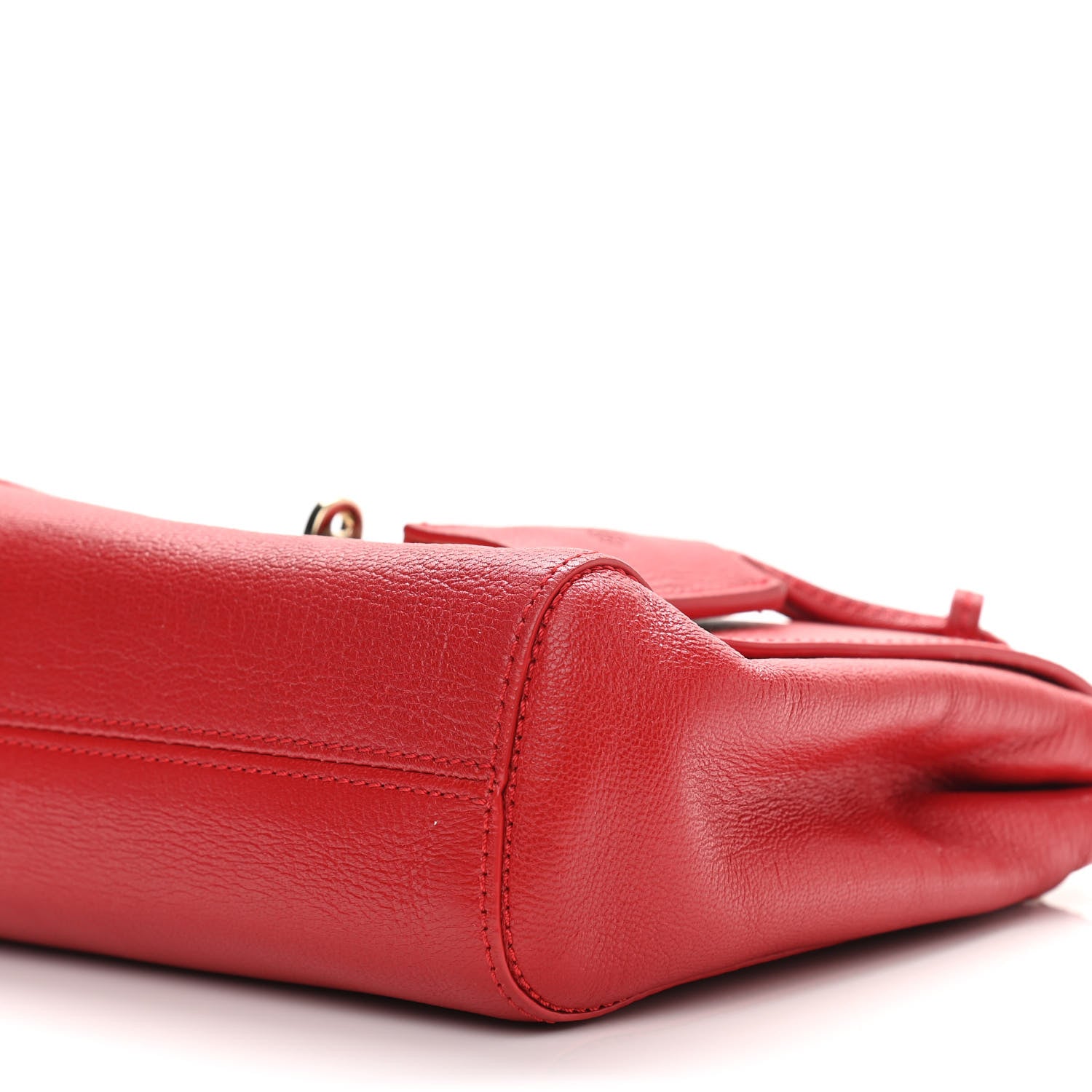 Mulberry Glossy Goatskin Small Lily Flap Red 13 of 13