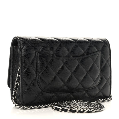 Chanel Caviar Quilted Wallet On Chain WOC Black 3 of 11