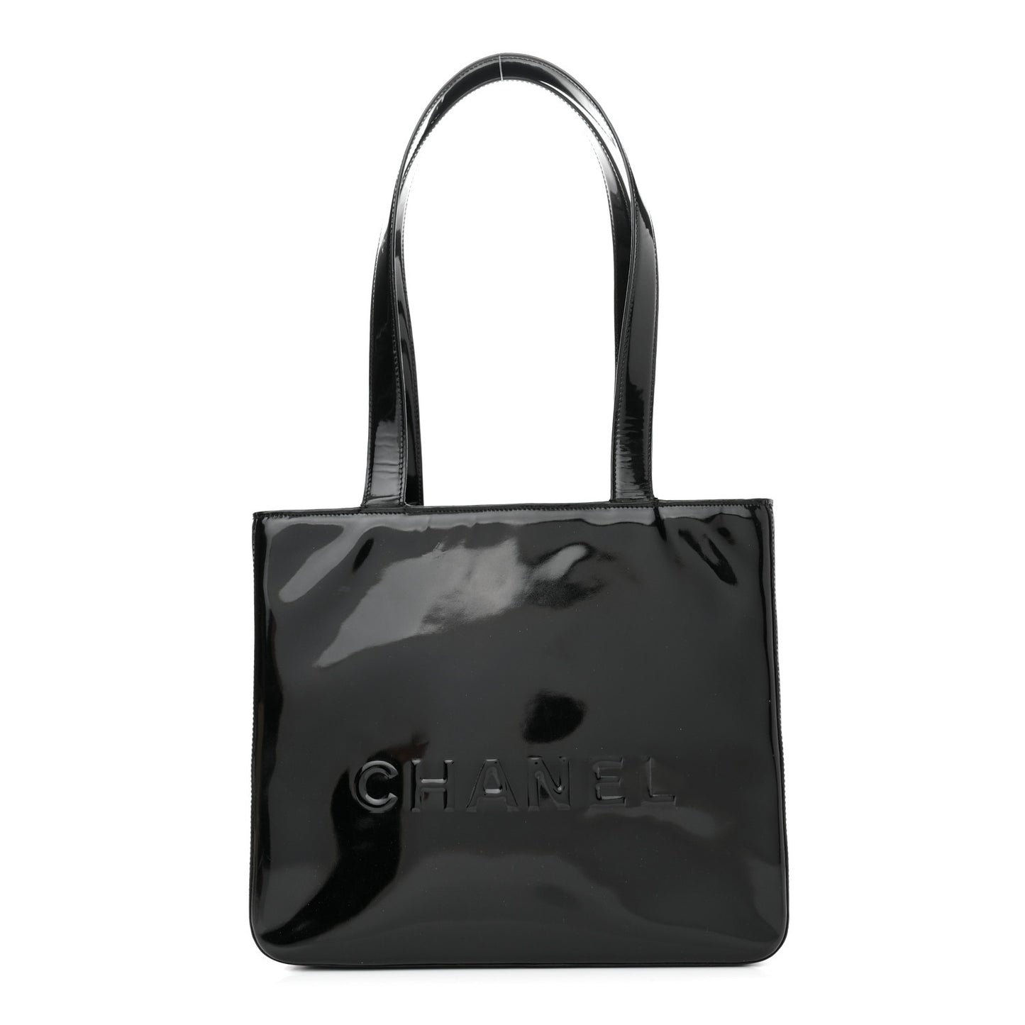 Patent Tote Black
