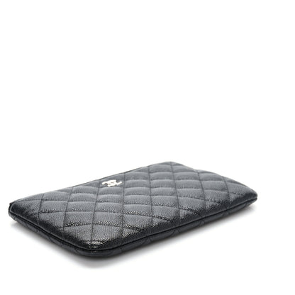 Chanel Caviar Quilted Cosmetic Case Black 4 of 7