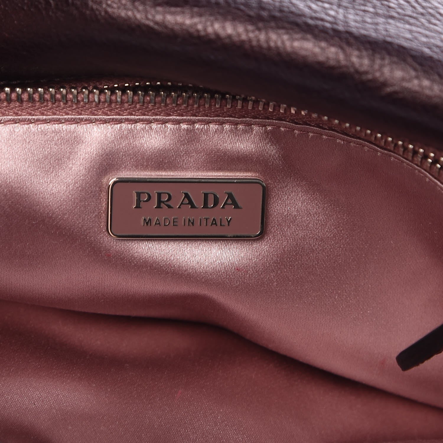 Prada Nappa Python Clutch Purple 6 of 9