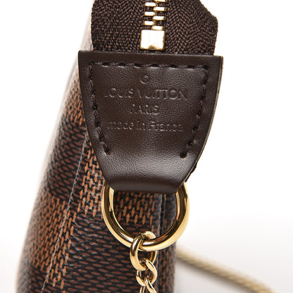 Louis Vuitton Damier Ebene Mini Pochette Accessories 7 of 8