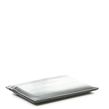 Saint Laurent Grain De Poudre Card Case Carryall Earth 4 of 12