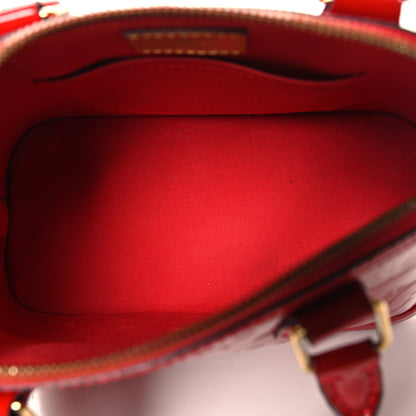 Louis Vuitton Vernis Alma BB Cherry 5 of 11