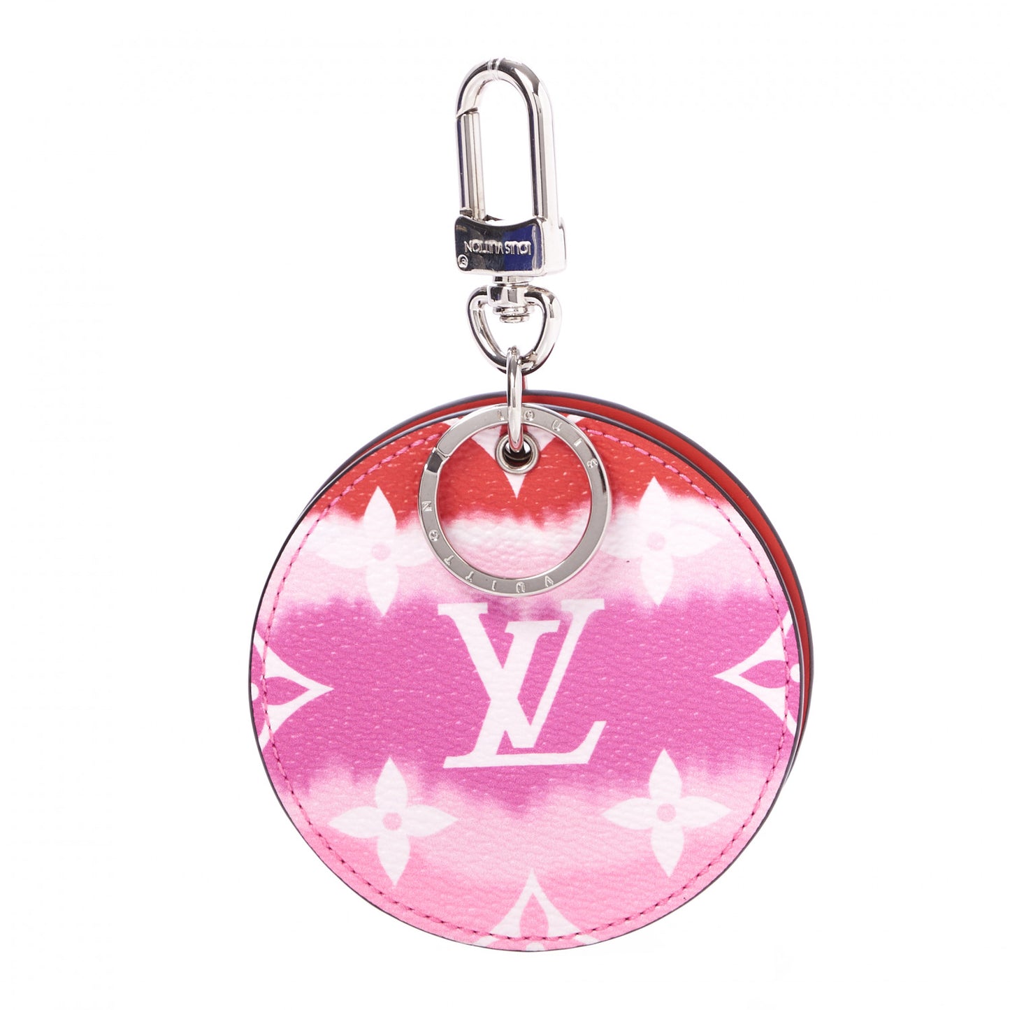 Monogram Escale Bag Charm Key Holder Rouge