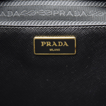 Prada Saffiano Large Galleria Double Zip Tote Black 7 of 16