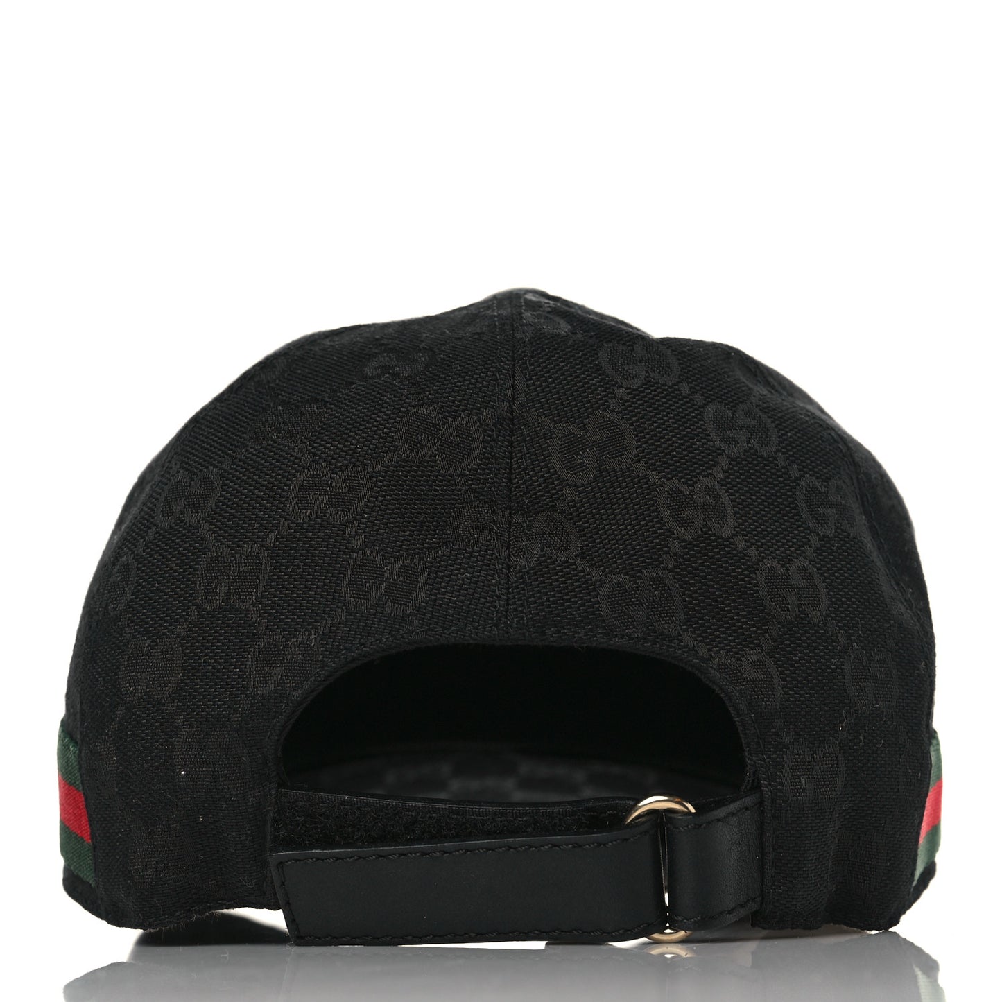 Monogram Web Baseball Hat M Black