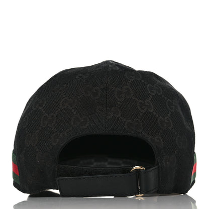 Gucci Monogram Web Baseball Hat M Black 4 of 8