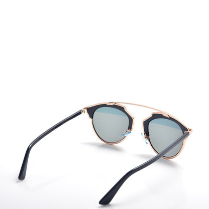 Christian Dior Mirrored So Real Sunglasses Rose Gold Blue 4 of 8