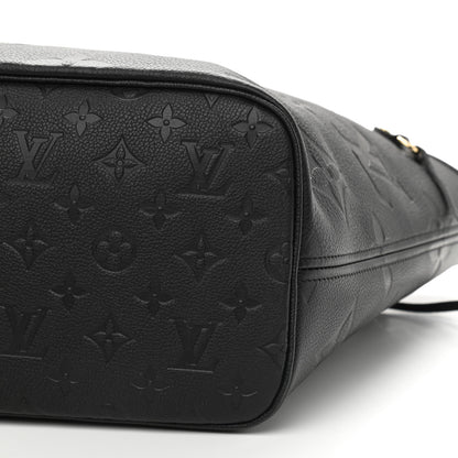 Louis Vuitton Empreinte Monogram Giant Neverfull MM Black 9 of 10