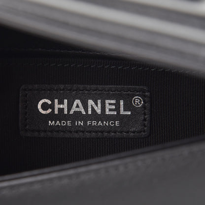 Chanel Calfskin Quilted Small Boy Flap So Black 7 of 9