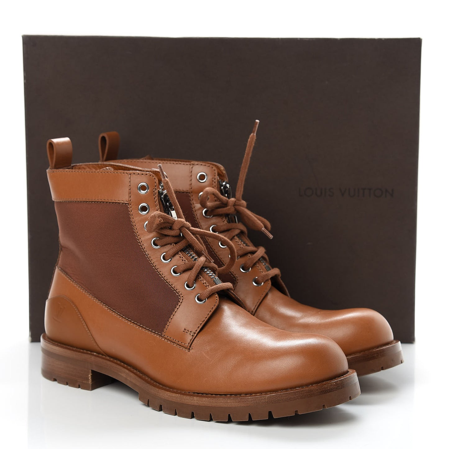 Calfskin Bengale Ankle Boots 8.5 Havane