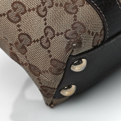 Gucci Monogram Small Abbey Tote Dark Brown 10 of 33