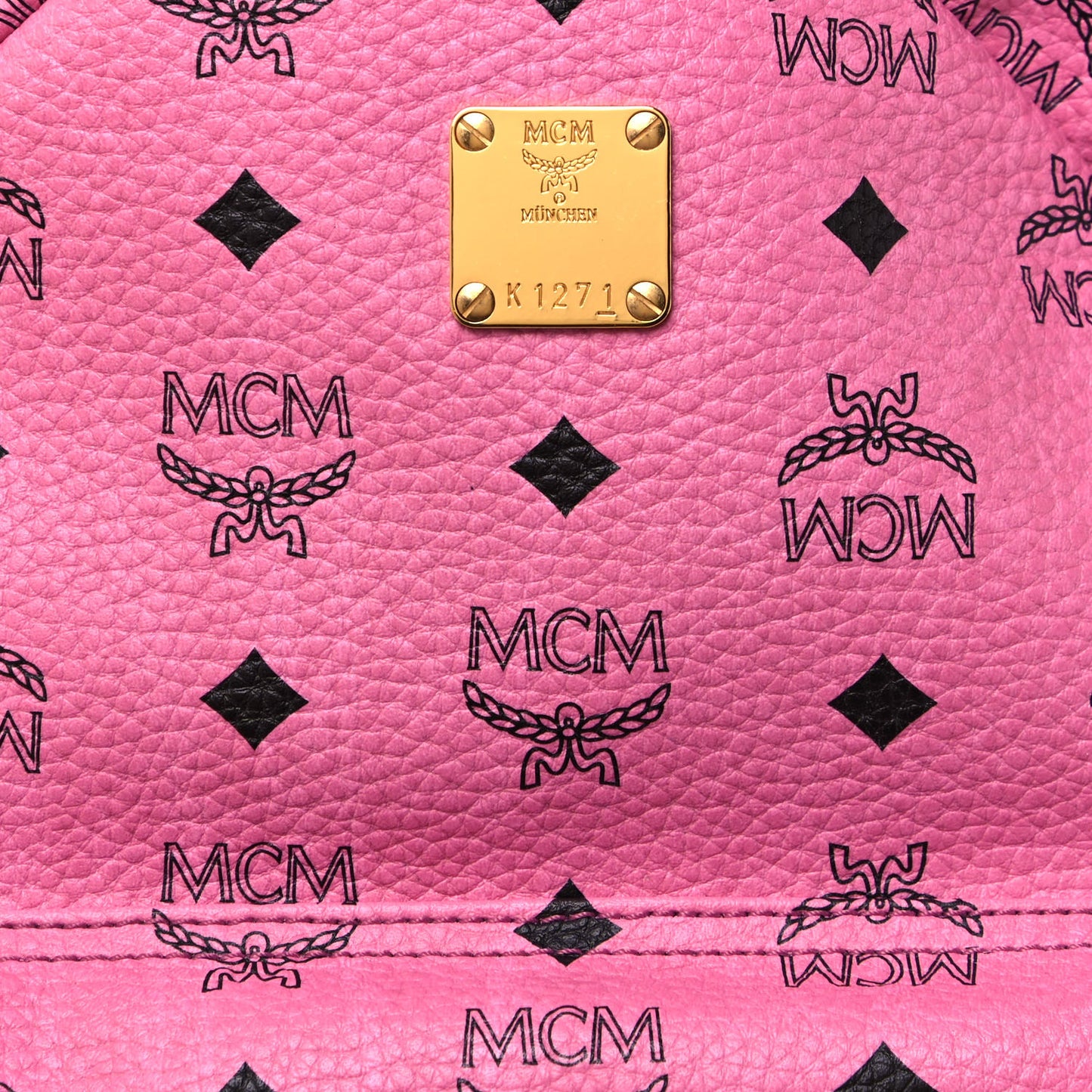 Visetos Side Stud Small Stark Backpack Pink