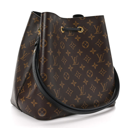 Louis Vuitton Monogram Neonoe MM Black 3 of 11