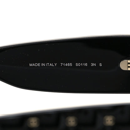 Chanel Acetate Quilted CC Pilot Sunglasses 71465 Black 6 of 8