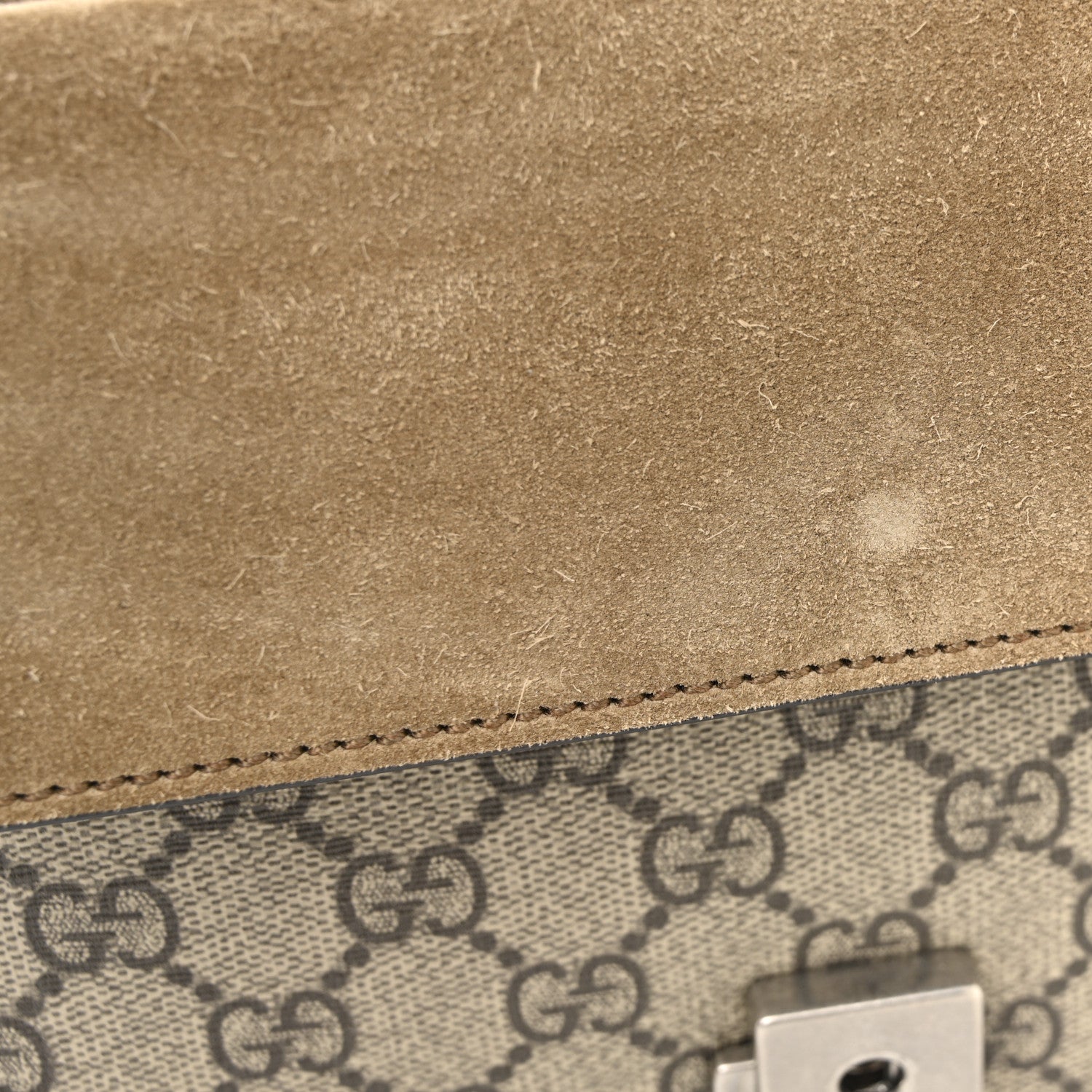 Gucci GG Supreme Monogram Mini Dionysus Shoulder Bag Taupe 11 of 11