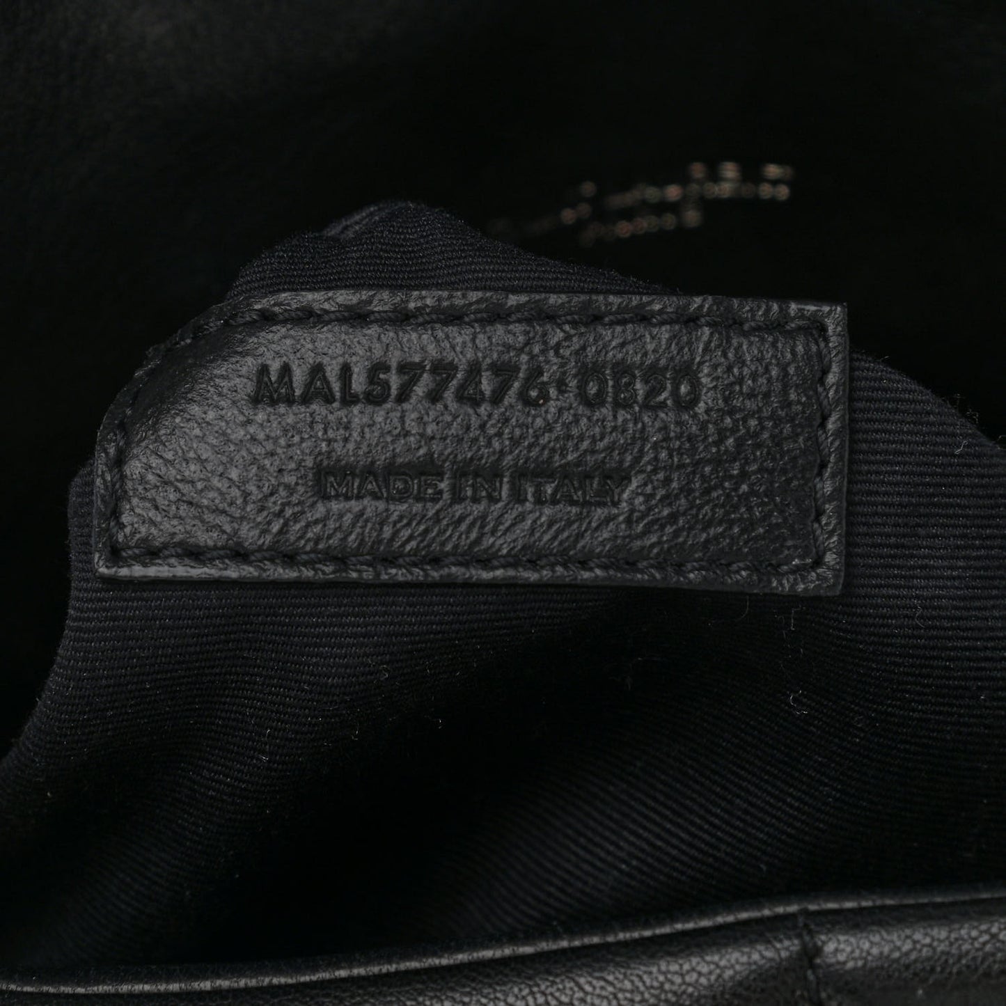 Lambskin Quilted Small Loulou Puffer Monogram Chain Satchel Black