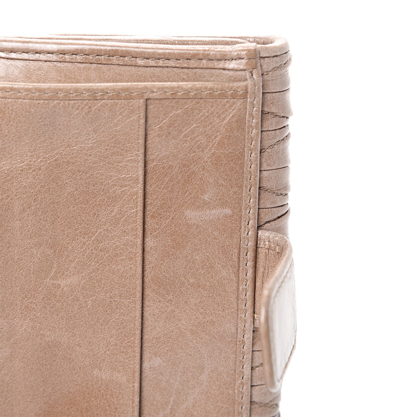 Nappa Matelasse Lux Flap Wallet Cammeo