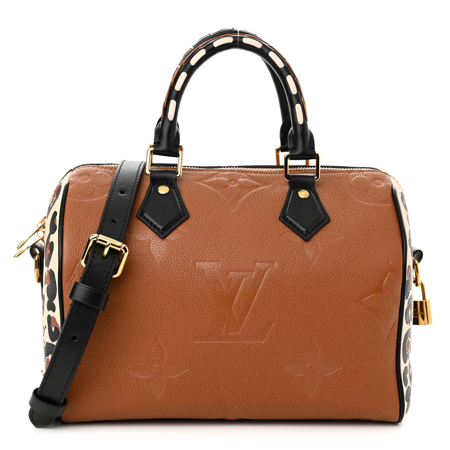 Empreinte Monogram Giant Wild At Heart Speedy Bandouliere 25 Caramel