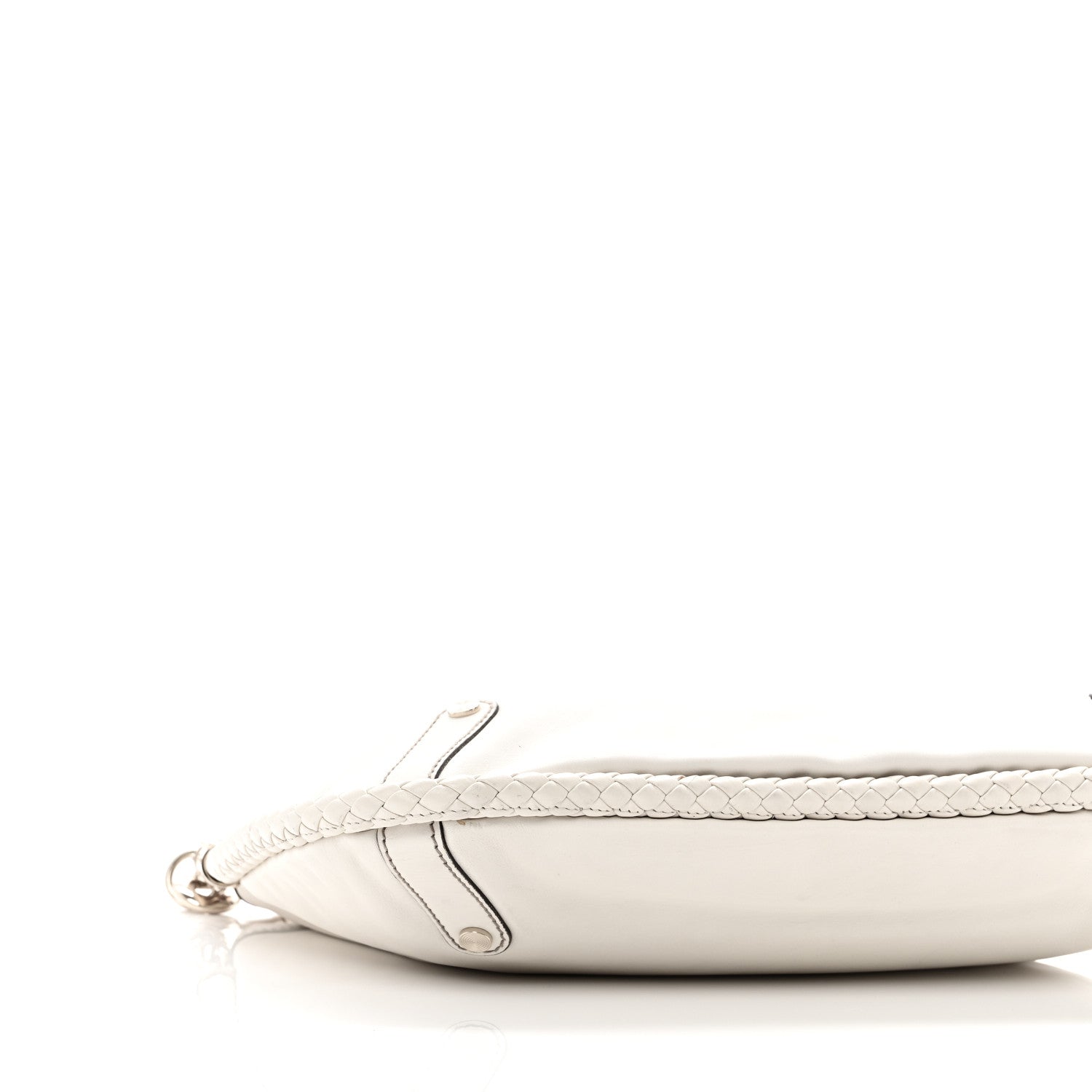Gucci Calfskin Britt Medium Shoulder Bag White 9 of 10