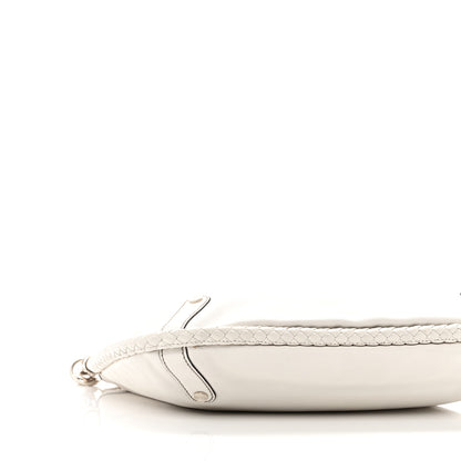 Gucci Calfskin Britt Medium Shoulder Bag White 9 of 10