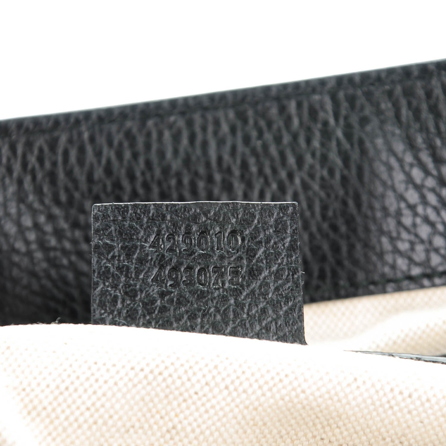 Gucci Calfskin GG Marmont Messenger Bag Black 7 of 7