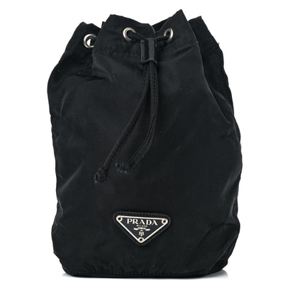 Prada Nylon Vela Drawstring Pouch Black 1 of 13