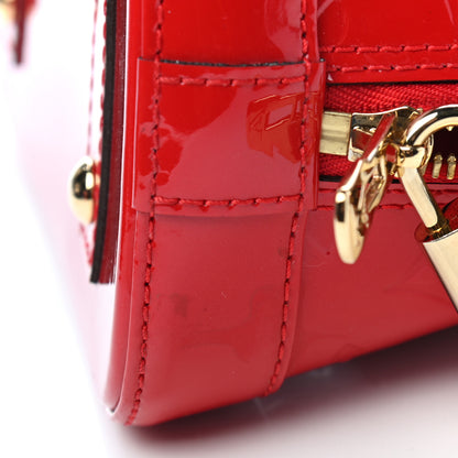 Louis Vuitton Vernis Alma BB Cherry 11 of 11
