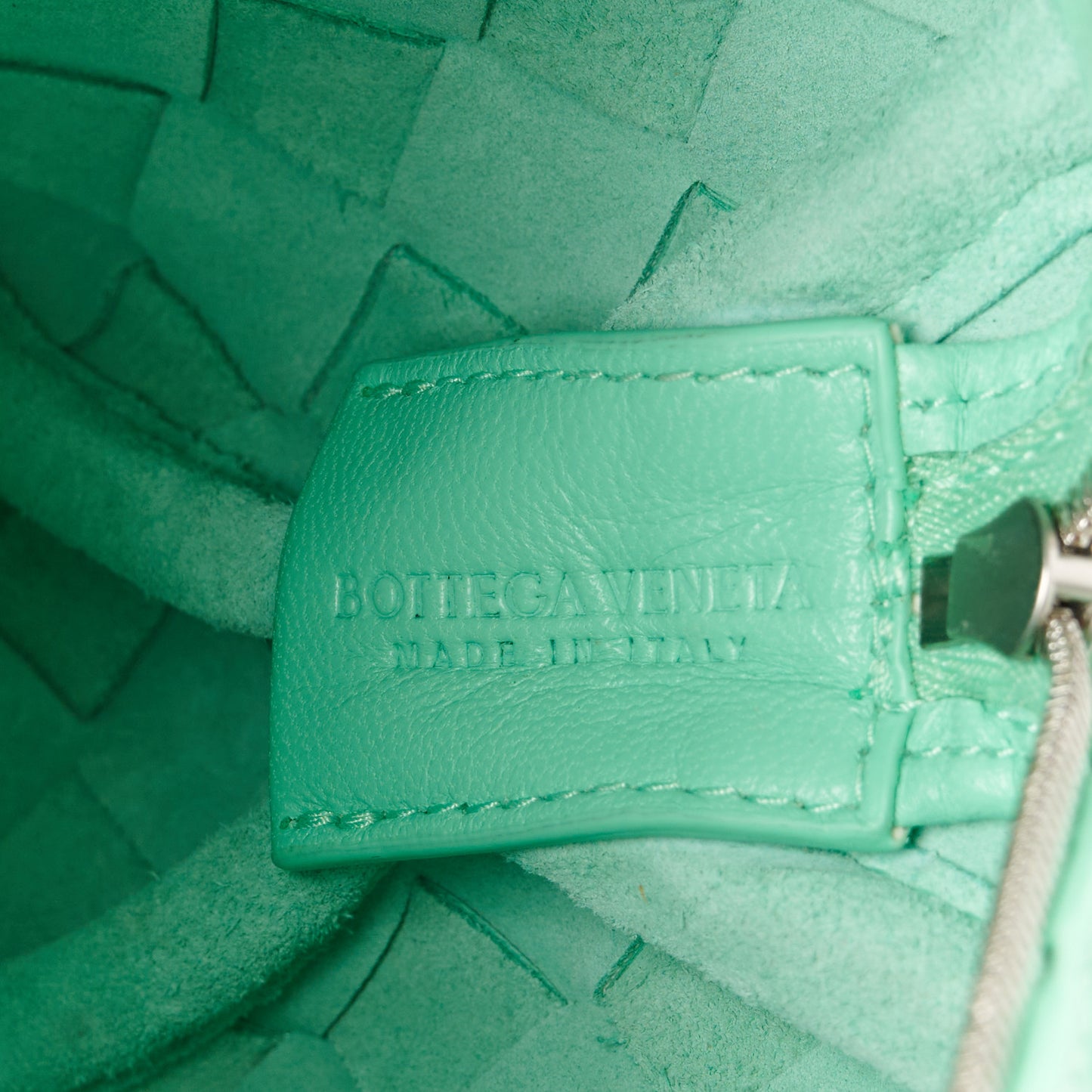 Nappa Intrecciato Mini Loop Camera Bag Siren