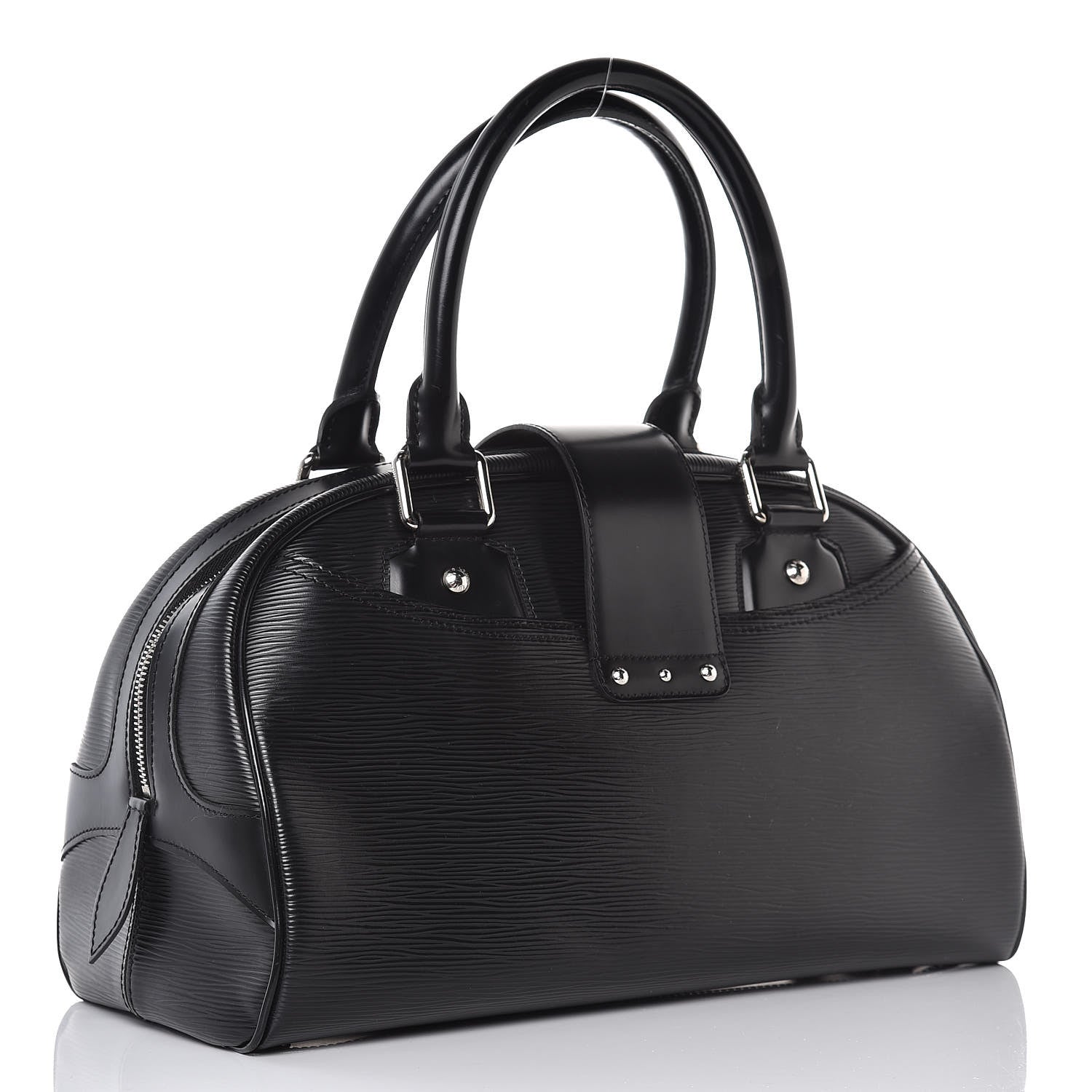 Louis Vuitton Epi Bowling Montaigne GM Black 3 of 12