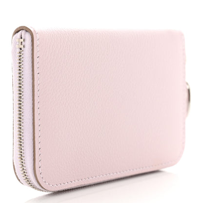 Hermes Evercolor Zipengo Chain D'Ancre Compact Cardholder Mauve Pale 2 of 8