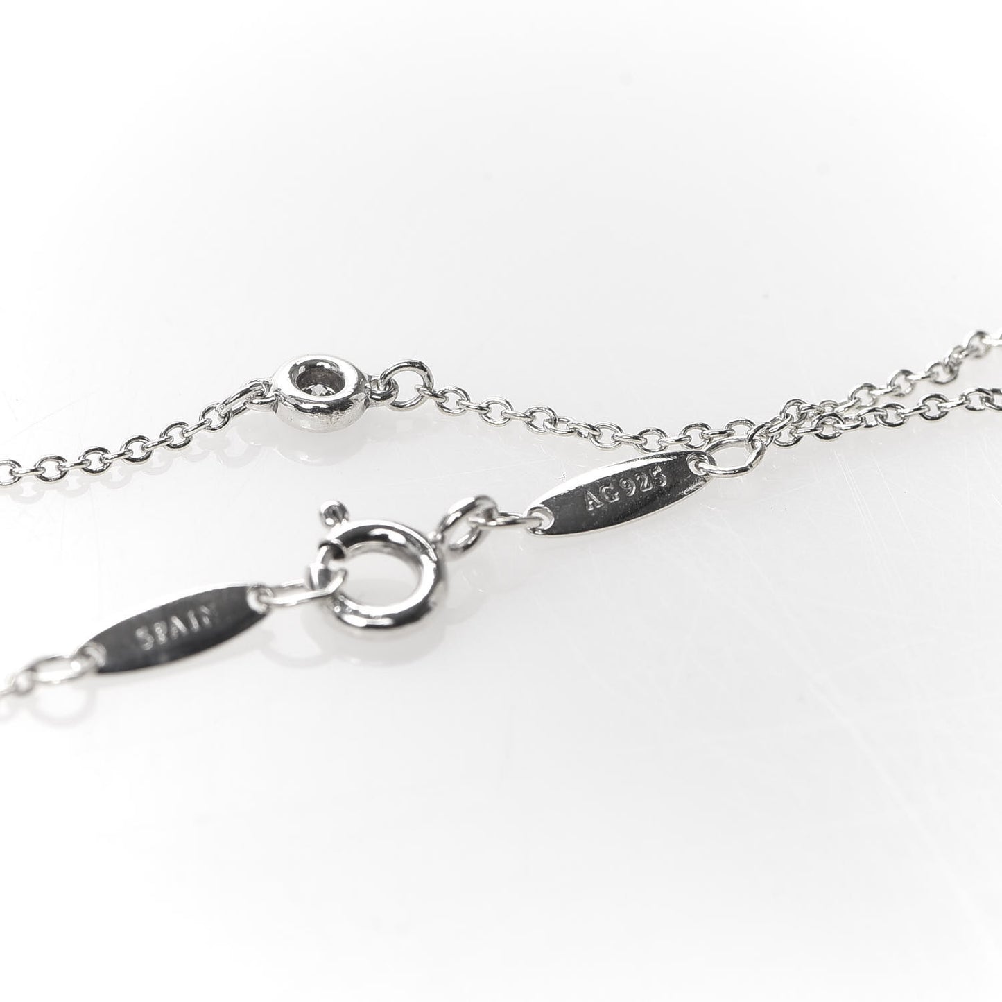 Sterling Silver Diamond .03ct Elsa Peretti Diamonds by the Yard Bracelet