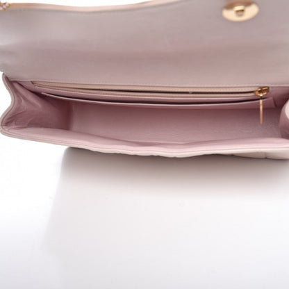 Chanel Lambskin Quilted Crystal Chocolate Bar Charm Flap Light Pink 5 of 12