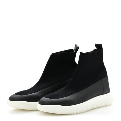 Hermes Mesh Calfskin 24 Sneakers 36 Black White 4 of 10
