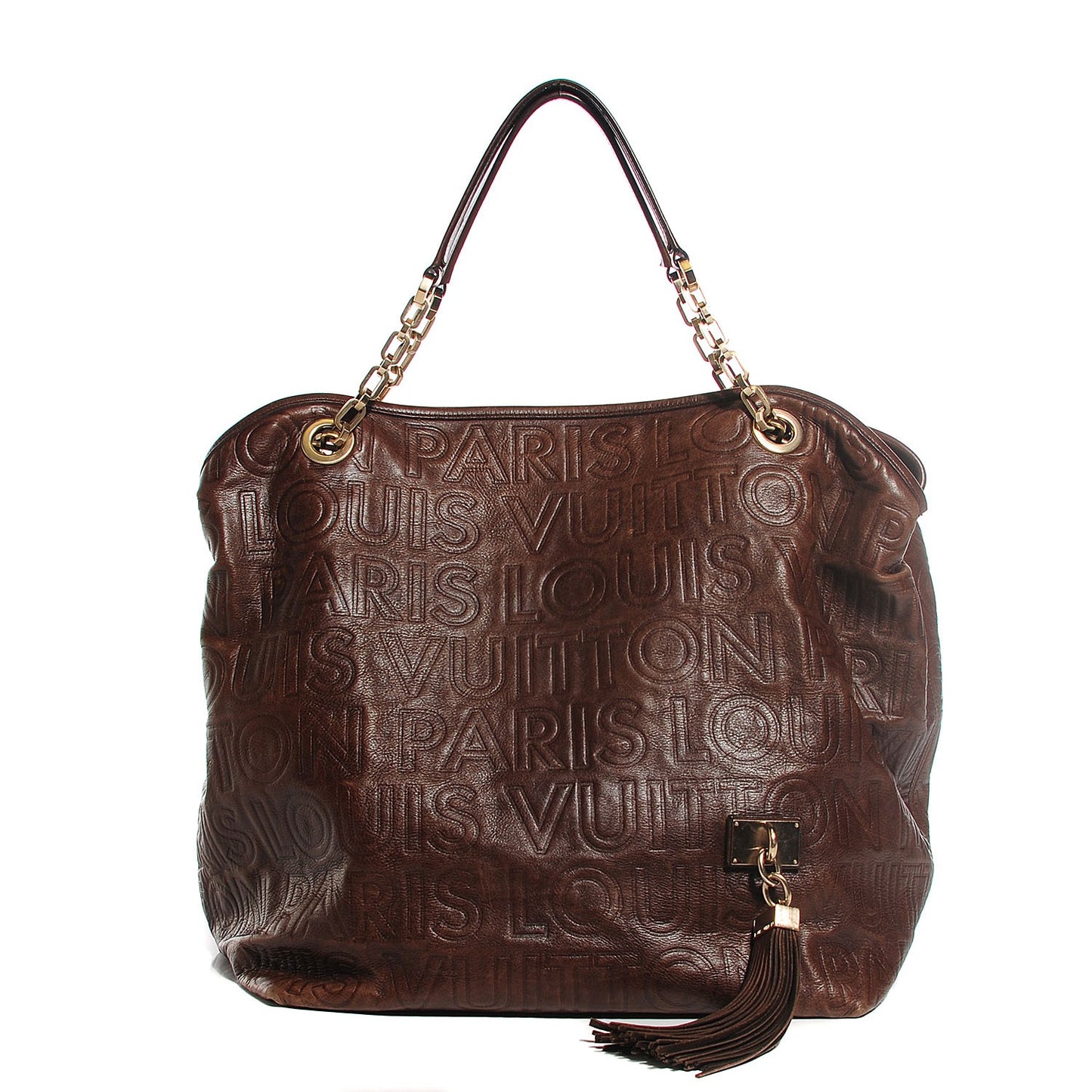 Monogram Paris Souple Whisper GM Chocolate