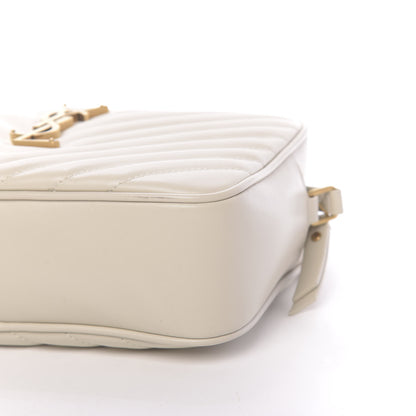 Saint Laurent Calfskin Matelasse Monogram Lou Camera Bag Crema Soft 9 of 11