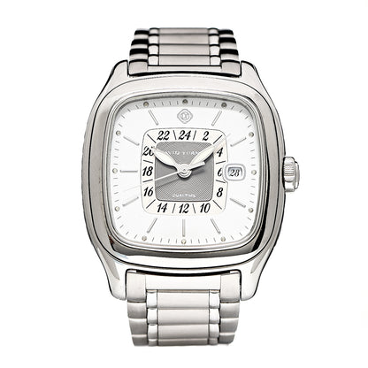 David Yurman Stainless Steel 41mm Thoroughbred GMT Automatic Watch 1 of 6