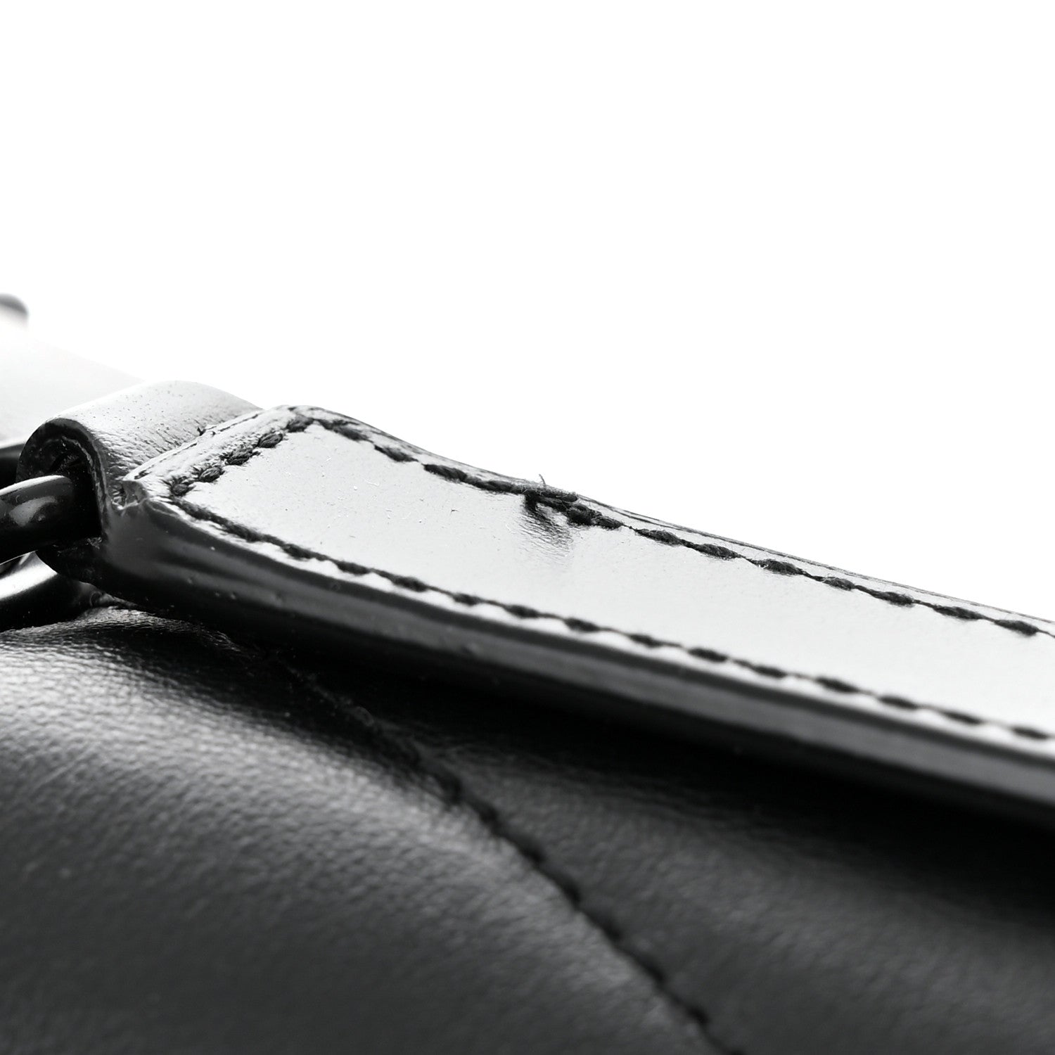 Saint Laurent Calfskin Y Quilted Monogram Monochrome Large Loulou Chain Satchel Black 12 of 12